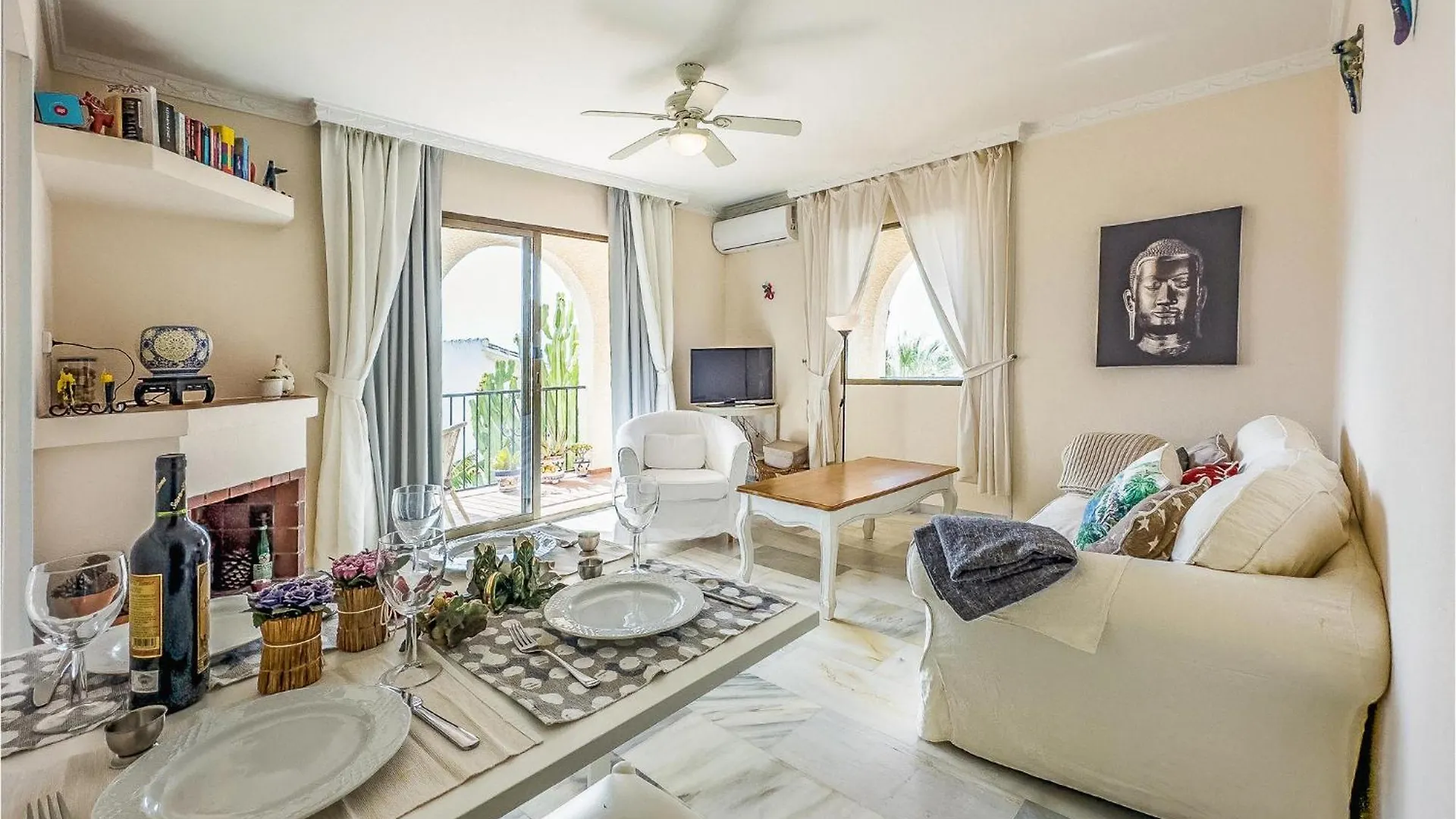 Lovely Apartment In Mijas With Kitchen